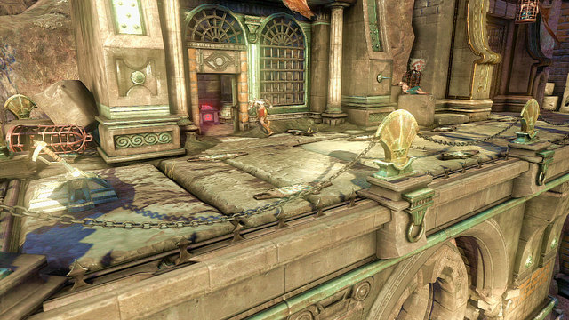 Finally, you find a lever and entrance to a small room in which you find two chests with red orbs - Walkthrough - Chapter 2: Sewer - God of War: Ascension - Game Guide and Walkthrough