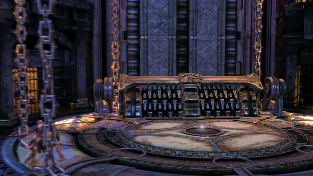 Youll get into a room with elevator, meet Fury again and get attacked by enemies - Second fight with the Hand of Hecatonchires - Chapter 3: The Guard House - God of War: Ascension - Game Guide and Walkthrough