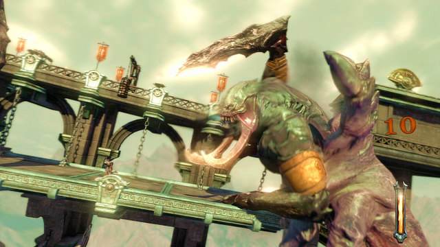 The encounter is rather easy - Walkthrough - Chapter 4: The Hecatonchires - God of War: Ascension - Game Guide and Walkthrough