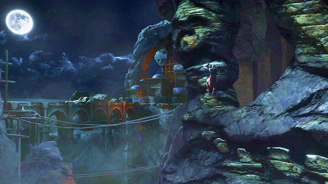 After that jump onto a wall on left, and climb left - Fire of Ares and Mill-Wheel - Chapter 5: The Village of Kirra - God of War: Ascension - Game Guide and Walkthrough