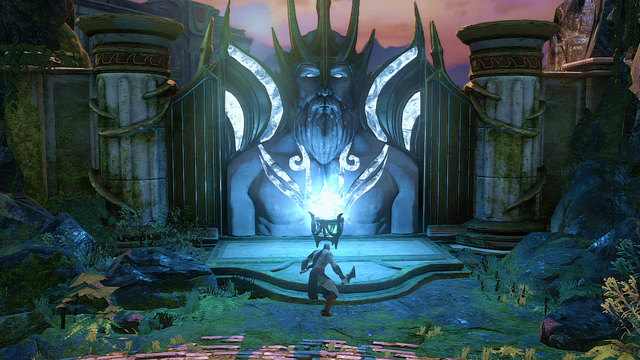 Here you find a gate and Ice of Poseidon - Walkthrough - Chapter 6: The Cistern - God of War: Ascension - Game Guide and Walkthrough