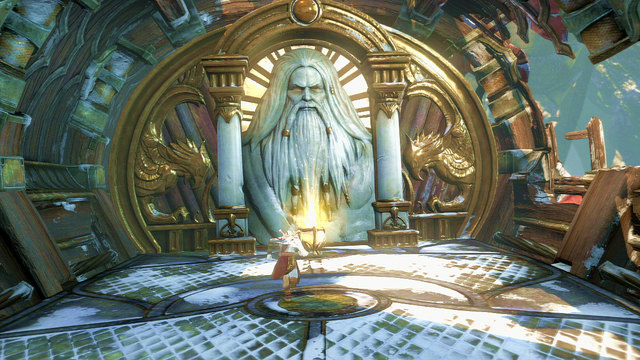 Essence your weapon with the Lightning of Zeus and prepare to eliminate a big group of enemies - Walkthrough - Chapter 8: The Pythons Belly - God of War: Ascension - Game Guide and Walkthrough