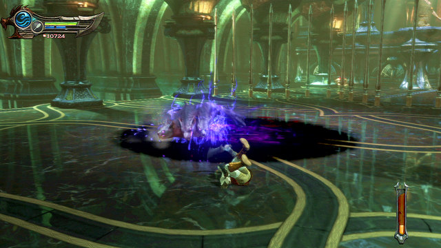 Besides breath and paws, Cerberus has two more dangerous abilities - Fight with Cerberus - Chapter 10: The Temple of Delphi - God of War: Ascension - Game Guide and Walkthrough