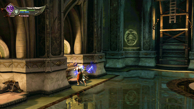 Keep them at bay with your blades, block their hammer and avoid attacks from air - Soul of Hades - Chapter 11: Delphi Catacombs - God of War: Ascension - Game Guide and Walkthrough