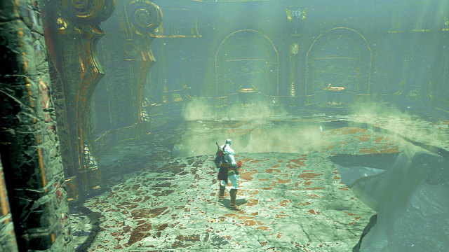 Return to the chamber with gas and sniff it - Soul of Hades - Chapter 11: Delphi Catacombs - God of War: Ascension - Game Guide and Walkthrough