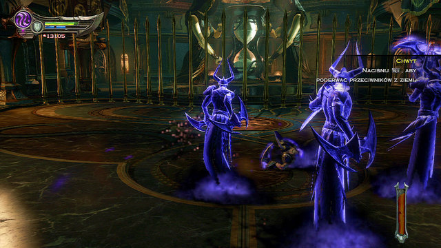 After a short corridor you get into a room with the White Hourglass - White Hourglass - Chapter 11: Delphi Catacombs - God of War: Ascension - Game Guide and Walkthrough