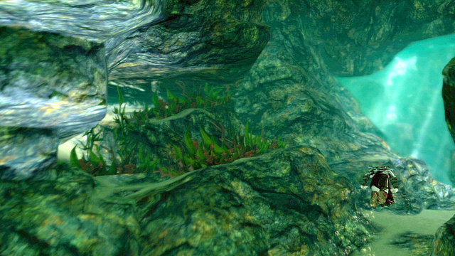 Dive and head right - Walkthrough - Chapter 15: The Grotto - God of War: Ascension - Game Guide and Walkthrough