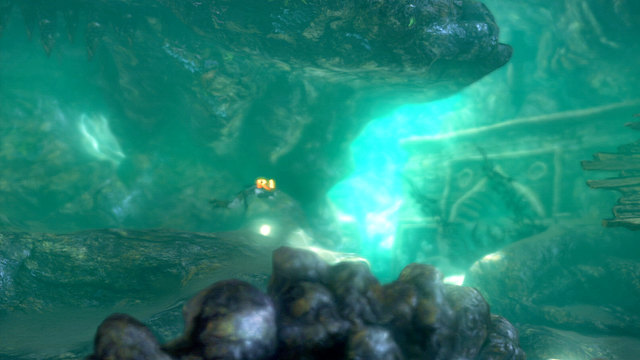 Choose the lower path and search the bottom - Walkthrough - Chapter 15: The Grotto - God of War: Ascension - Game Guide and Walkthrough