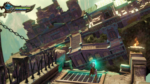 You run into a green chest and few infested prisoner - Walkthrough - Chapter 16: Prison of the Damned (pt. 2) - God of War: Ascension - Game Guide and Walkthrough