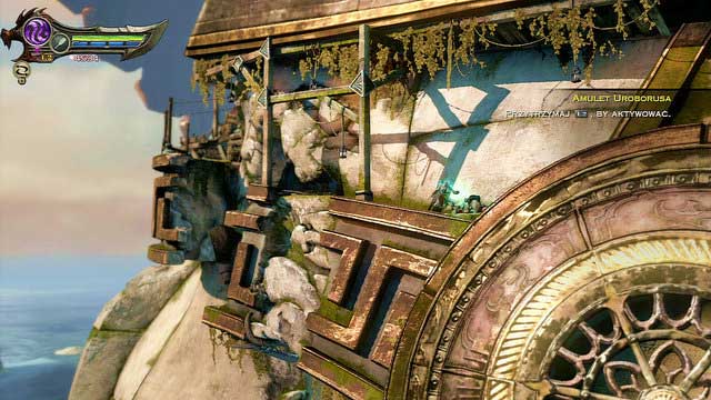 When you get on your feet, run right - Climbing the Foot - Chapter 19: The Foot of Apollo - God of War: Ascension - Game Guide and Walkthrough