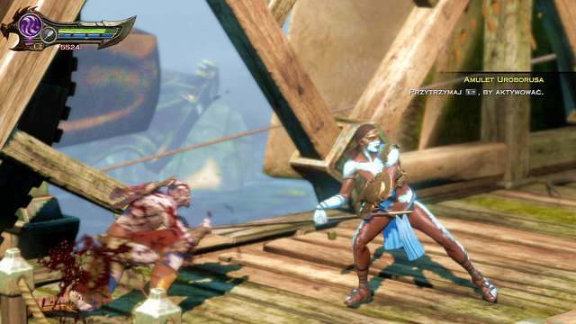 Block often and let her taste your combos - Climbing the Foot - Chapter 19: The Foot of Apollo - God of War: Ascension - Game Guide and Walkthrough