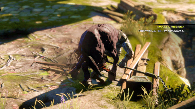 Centaurs will often charge at you; evade or press a button on the screen to avoid getting speared - Centaurs and the Foot of Apollo - Chapter 19: The Foot of Apollo - God of War: Ascension - Game Guide and Walkthrough