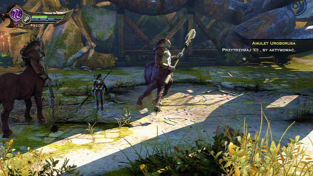 During the fight remember to avoid distance attacks of the blue woman - Centaurs and the Foot of Apollo - Chapter 19: The Foot of Apollo - God of War: Ascension - Game Guide and Walkthrough