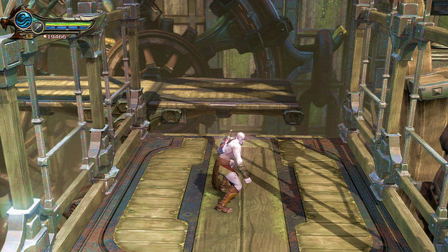 Return to the platform where youve left your shadow - Walkthrough - Chapter 21: The Forearm of Apollo - God of War: Ascension - Game Guide and Walkthrough