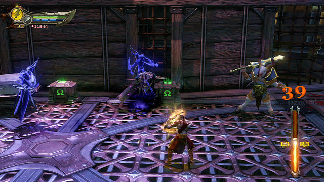 When you defeat them, a bigger Satyr and another spectre appear - Walkthrough - Chapter 26: Eyes of Apollo - God of War: Ascension - Game Guide and Walkthrough