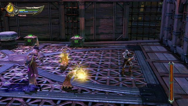 At the end, youll face two Witches and a Spectre - Walkthrough - Chapter 26: Eyes of Apollo - God of War: Ascension - Game Guide and Walkthrough