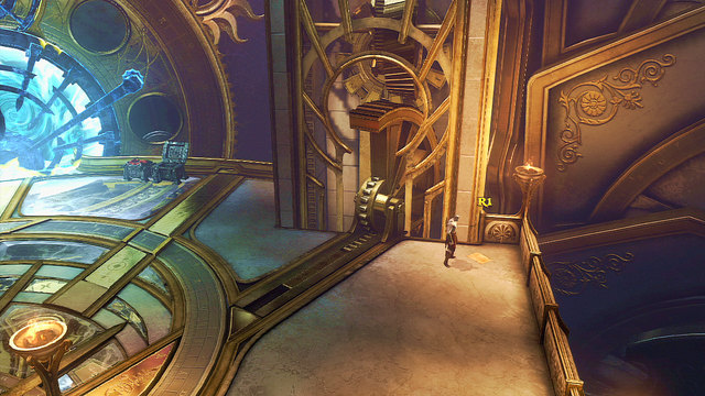 After a fight and cut scene, check the room - Walkthrough - Chapter 27: The Lantern of Delos - God of War: Ascension - Game Guide and Walkthrough