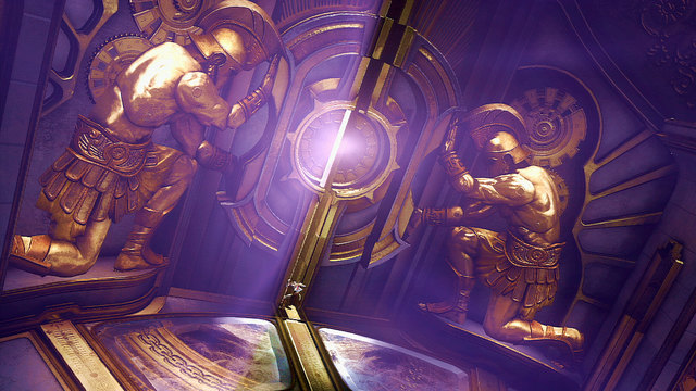 Open the gate blocked by warriors - Walkthrough - Chapter 27: The Lantern of Delos - God of War: Ascension - Game Guide and Walkthrough