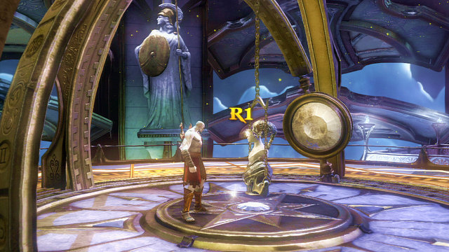 Enter the cage and take eyes of the truth - Walkthrough - Chapter 28: The Trial of Archimedes - God of War: Ascension - Game Guide and Walkthrough