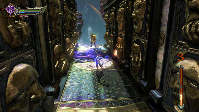 When you finish warriors, a fire starts coming out from walls - Walkthrough - Chapter 28: The Trial of Archimedes - God of War: Ascension - Game Guide and Walkthrough