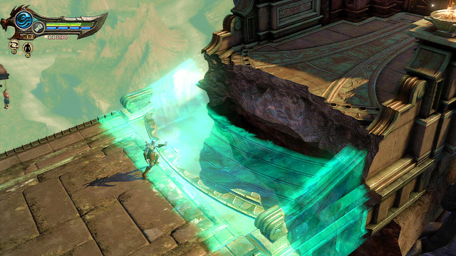 After a fight go right to a breach and regenerate stairs - Walkthrough - Chapter 29: The Fury Citadel - God of War: Ascension - Game Guide and Walkthrough