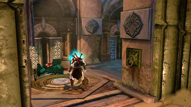 Chapter 14: Destroyed Chest 2 - Destroyed Red Chests - Artifacts, Gorgon Eyes and Phoenix Feathers - God of War: Ascension - Game Guide and Walkthrough