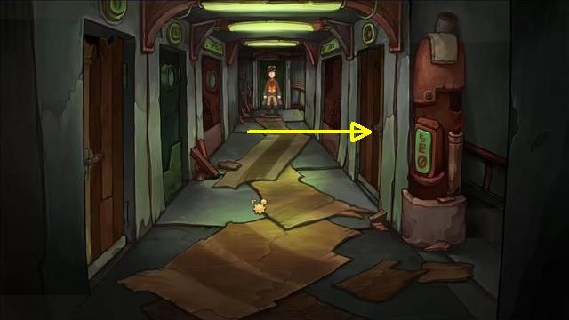 Go to the hotel - Force Bozo to give Rufus the towel | Hotel Menetekel in Goodbye Deponia - Hotel Menetekel - Goodbye Deponia Guide