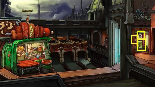 Go to the bridge - Play cloning | Hell? in Goodbye Deponia - Hell? - Goodbye Deponia Guide