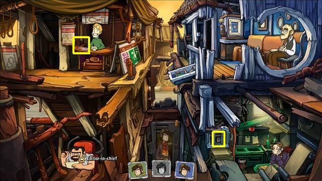 Return to the red Rufus and head towards the therapists office - Interrupt the meditation of Toni | To rescue Goal and Deponia in Goodbye Deponia - To rescue Goal and Deponia - Goodbye Deponia Guide