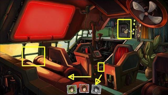 The action of Goodbye Deponia will take you back to the blue Rufus - Get a memory card with codes | To rescue Goal and Deponia in Goodbye Deponia - To rescue Goal and Deponia - Goodbye Deponia Guide