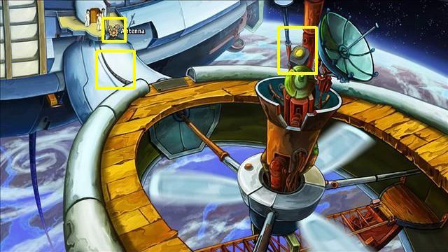 Go deep into the corridor - Smash the transmitter | To rescue Goal and Deponia in Goodbye Deponia - To rescue Goal and Deponia - Goodbye Deponia Guide