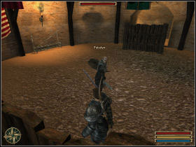 Paladin is first and the weakest rival in the arena - Mora Sul - Varant - Gothic 3 - Game Guide and Walkthrough