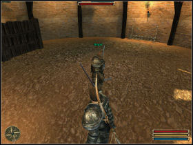 Angar is a champion so if you want to face him, defeat the rest of the gladiators first - Mora Sul - Varant - Gothic 3 - Game Guide and Walkthrough