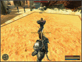 Emet is a champion so to face him; you must defeat other gladiators first - Ishtar - Varant - Gothic 3 - Game Guide and Walkthrough