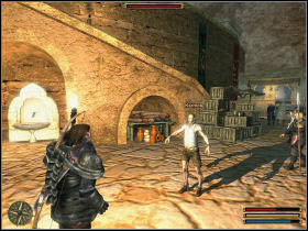 You have to bring him three bundles of weapons - Ishtar - Varant - Gothic 3 - Game Guide and Walkthrough