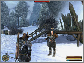 There is a strong group of Orcs stationing in the mine and the only way to defeat them is to attack the mine from both sides - Hammer Clan - Nordmar - Gothic 3 - Game Guide and Walkthrough