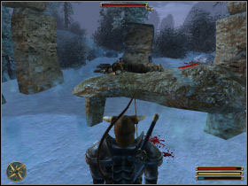 Berek's Ancestor Stone can be found on the body of Nordmarian killed on the altar by the Orcs (the altar is near the entrance to the tomb) - Fire Clan - Nordmar - Gothic 3 - Game Guide and Walkthrough