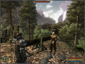 Bozep gives you a package of wild berries to bring it to the fisherman Stan - Silden - Myrtana - Gothic 3 - Game Guide and Walkthrough