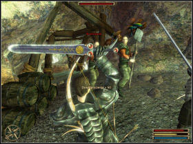 When you kill the guards the rest of the rebels attack you - Okara - Myrtana - Gothic 3 - Game Guide and Walkthrough