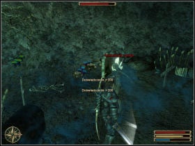 Rakus is in troubles after making some tests with necromancy - Okara - Myrtana - Gothic 3 - Game Guide and Walkthrough