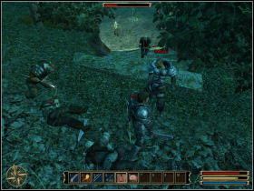 Stand on the top of stairs leading to Reddock - Reddock - Myrtana - Gothic 3 - Game Guide and Walkthrough