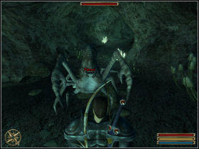 At the beginning you have to fight with goblins and it's not very difficult rival - Reddock - Myrtana - Gothic 3 - Game Guide and Walkthrough