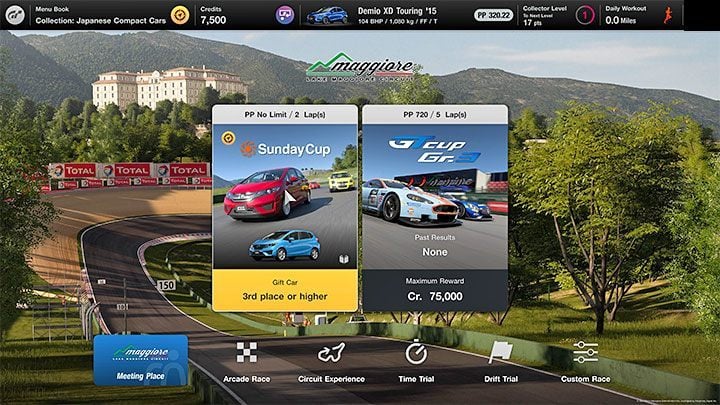 Select the newly unlocked Café from the world map - Gran Turismo 7: Career mode - Chapters / Menus 1-10 - Career - Gran Turismo 7 game guide