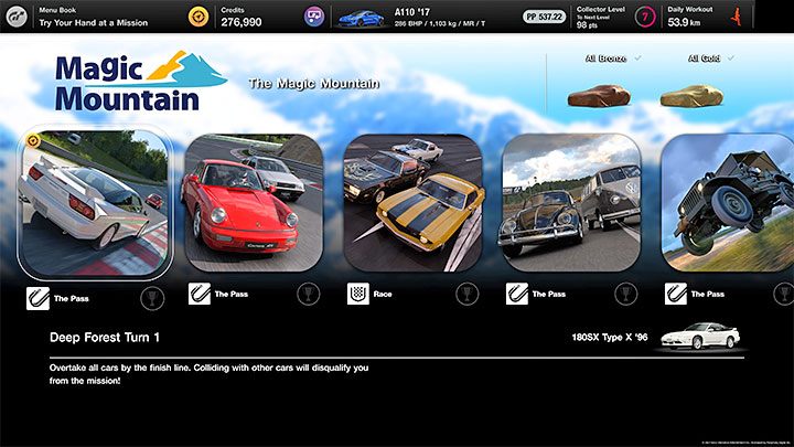 This menu will teach you about the missions selectable from the world map - Gran Turismo 7: Career mode - Chapters / Menus 11-20 - Career - Gran Turismo 7 Guide