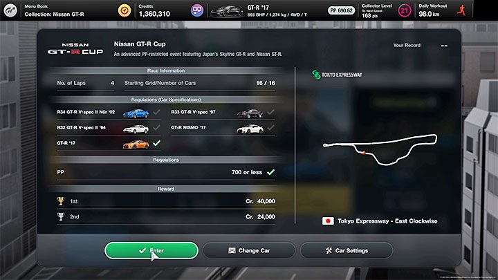 Once again you must complete three races, this time collecting three different Nissan GT-R models - Gran Turismo 7: Career - Chapters / Menus 31-39, campaign finale - Career - Gran Turismo 7 Guide