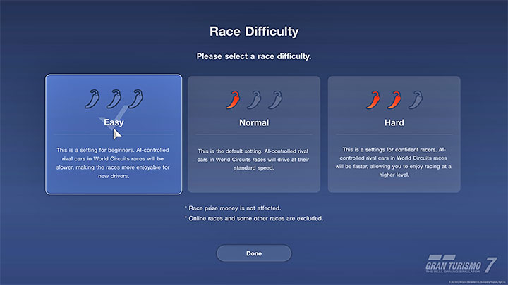 The race in question is a one-on-one duel on a single lap of Fisherman's Ranch - Gran Turismo 7: Grinding and earning credits - Fishermans Ranch - Earning credits - Gran Turismo 7 Guide