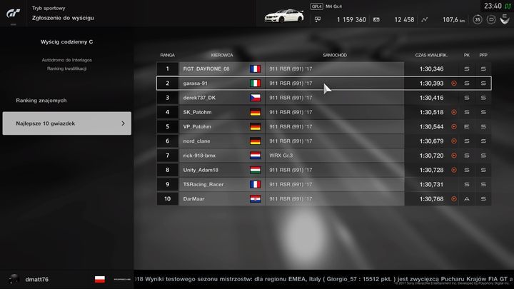 The orange play icon will take us to the replay of the best lap. - Watch the laps of the best in Gran Turismo Sport - Races - Practical advice - Gran Turismo Sport Game Guide