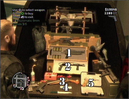 1 - Arms - The Basis - Grand Theft Auto IV: The Lost and Damned - Game Guide and Walkthrough