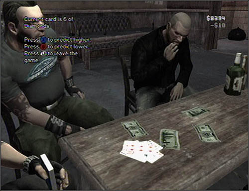 You pay $10 to enter - Additional activities - Playing cards - Additional activities - Grand Theft Auto IV: The Lost and Damned - Game Guide and Walkthrough