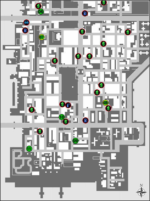 06 - The Basics - Hideouts, Scratch Cards, Stations and Shops - The Basics - Grand Theft Auto: Chinatown Wars - Game Guide and Walkthrough
